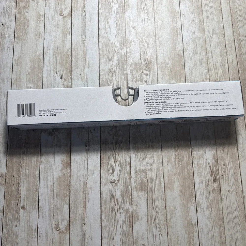 Trueliving Cleaning Tool Wall Holder Storage Rack‎ & Hooks Organizer Space Saver